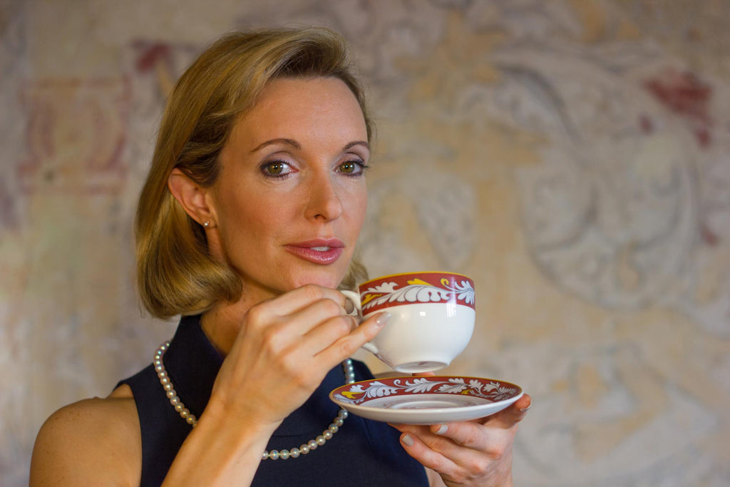 Cup and Saucer English Fine Bone China Mayfair Style