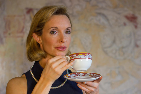 Cup and Saucer English Fine Bone China Mayfair Style